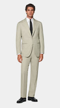 Light Green Perennial Relaxed Fit Roma Suit