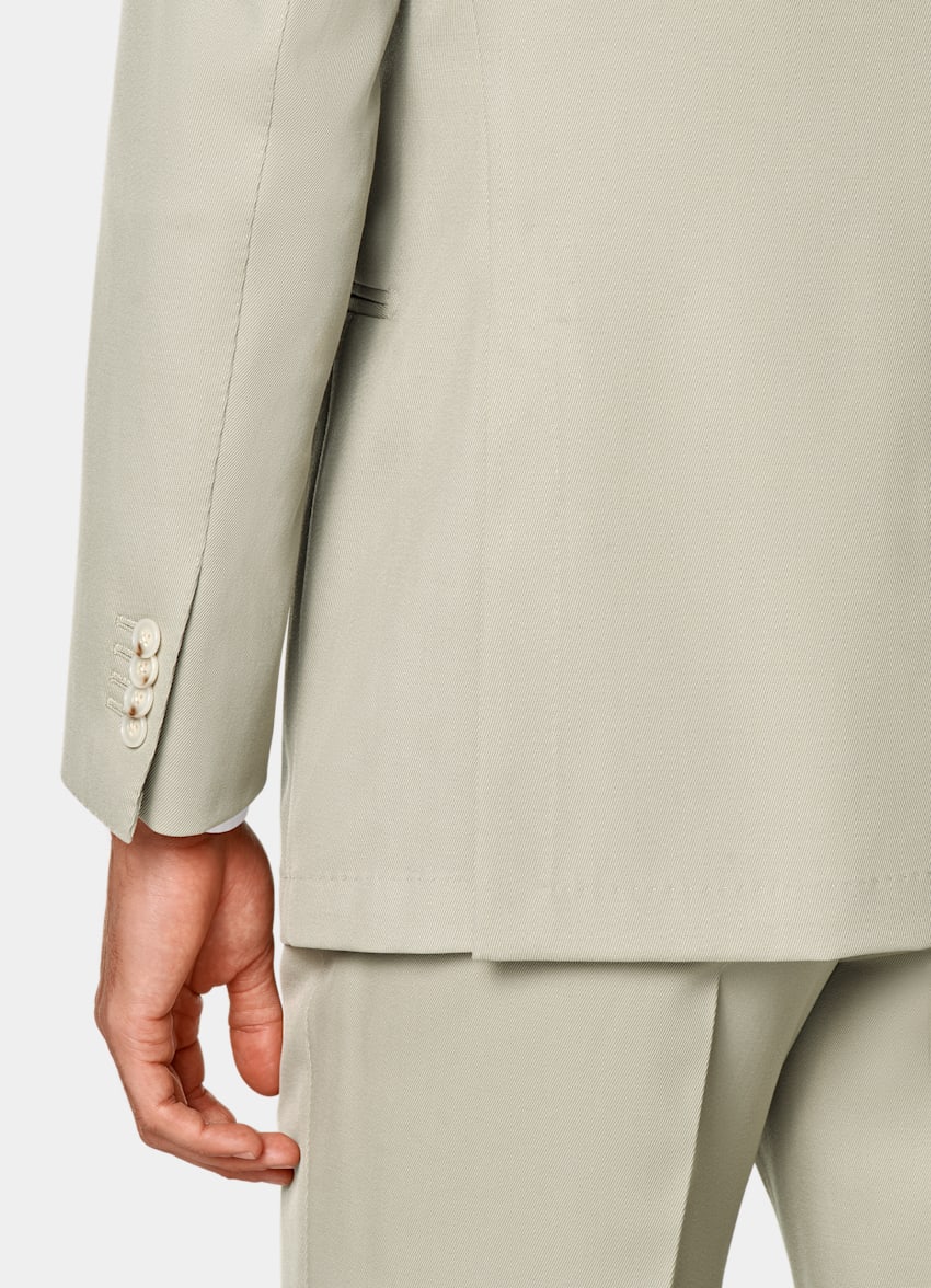 Light Green Perennial Relaxed Fit Roma Suit