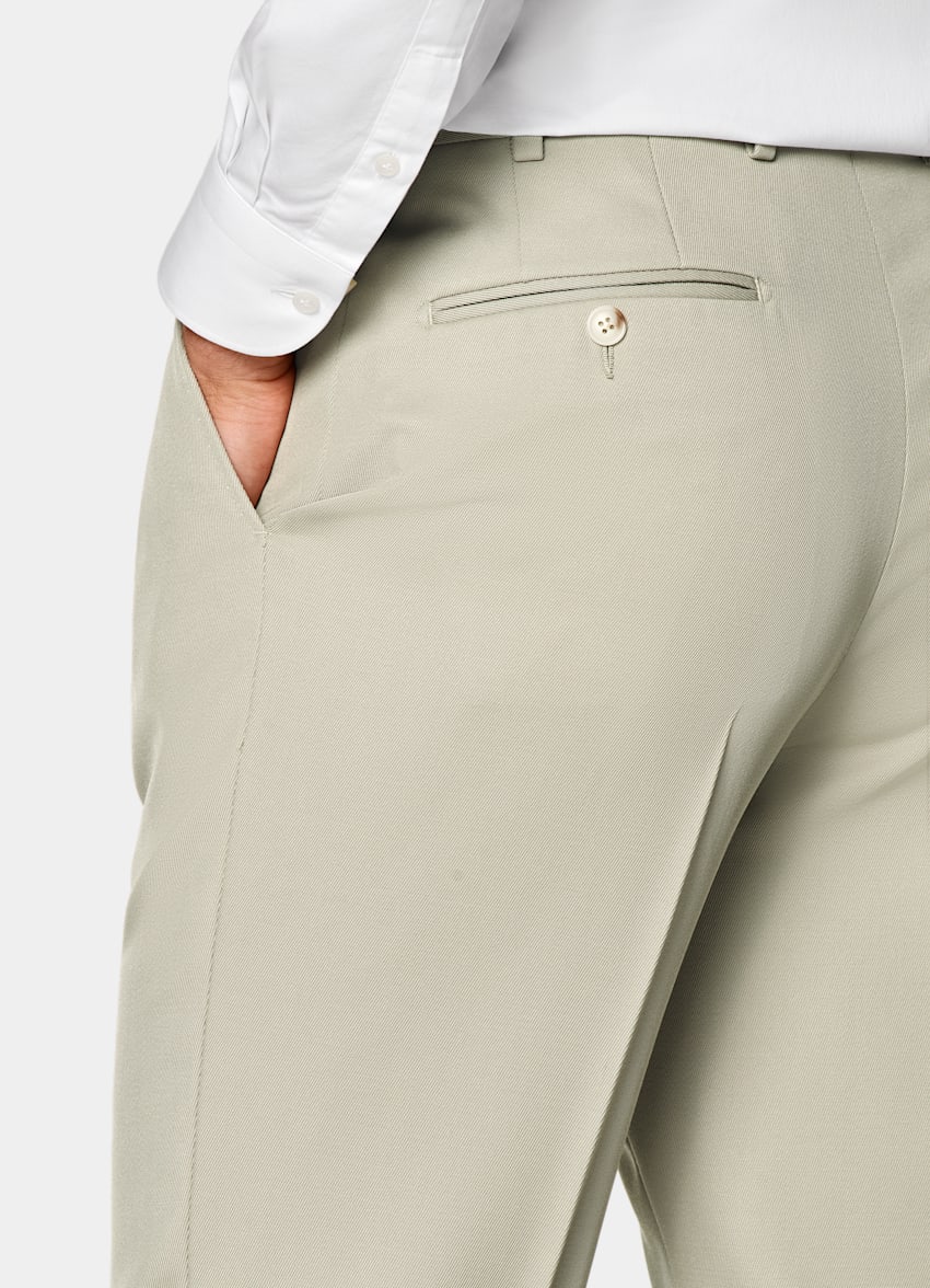 Light Green Perennial Relaxed Fit Roma Suit