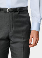 Dark Grey Houndstooth Tailored Fit Havana Suit