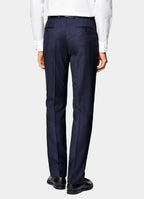 Navy Houndstooth Tailored Fit Havana Suit