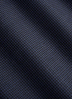 Navy Houndstooth Tailored Fit Havana Suit