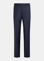 Navy Houndstooth Tailored Fit Havana Suit