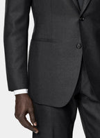 Dark Grey Tailored Fit Havana Suit