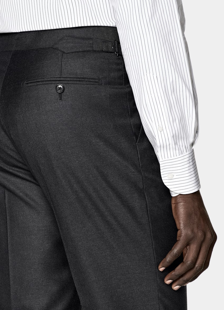 Dark Grey Tailored Fit Havana Suit