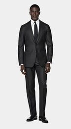 Dark Grey Tailored Fit Havana Suit