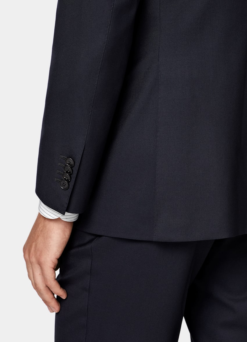 Navy Tailored Fit Havana Suit