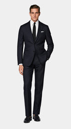 Navy Tailored Fit Havana Suit