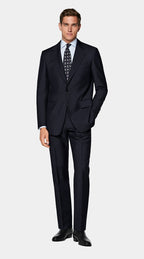 Navy Tailored Fit Milano Suit