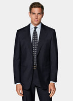 Navy Tailored Fit Milano Suit