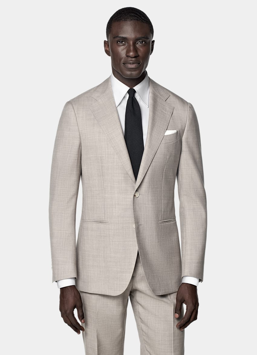 Light Brown Perennial Tailored Fit Havana Suit