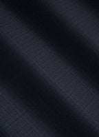 Navy Checked Tailored Fit Havana Suit