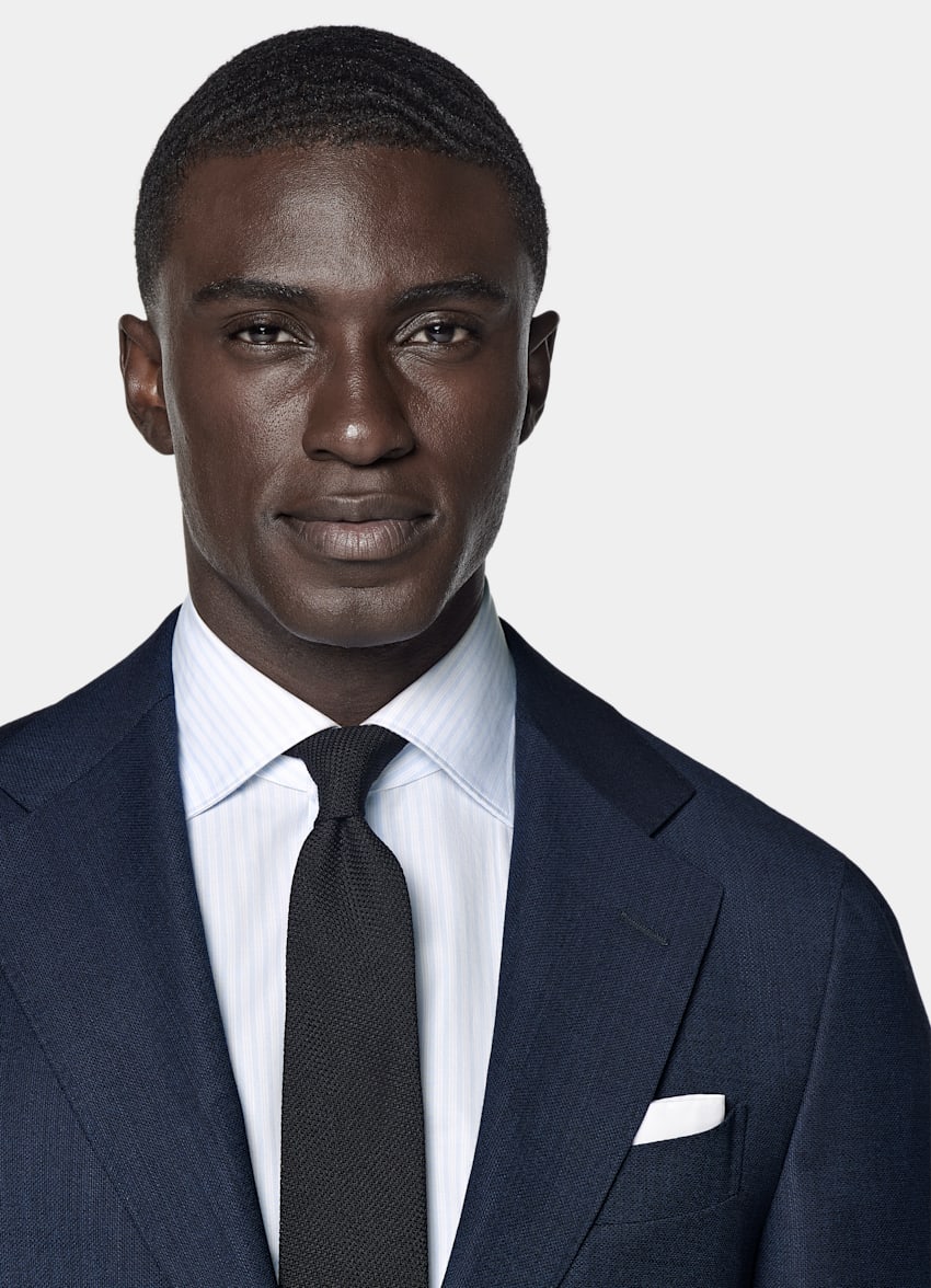 Navy Perennial Tailored Fit Havana Suit