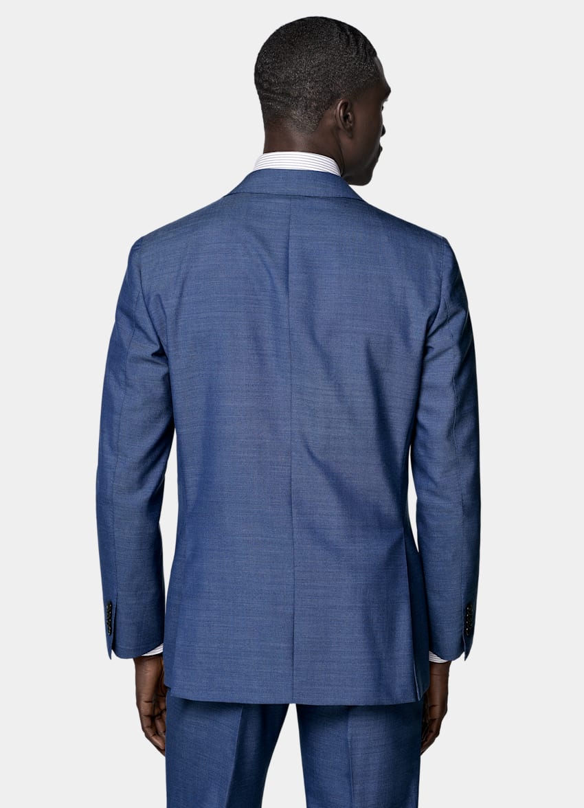 Mid Blue Perennial Tailored Fit Havana Suit