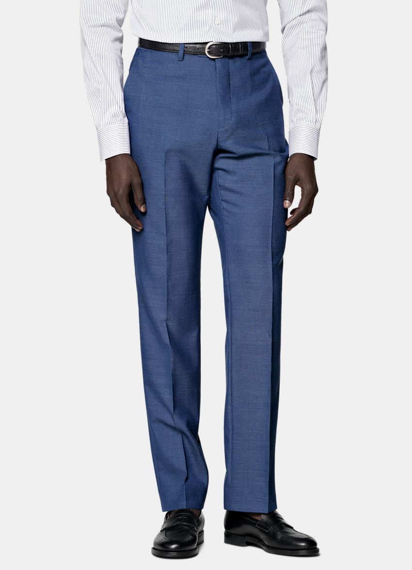 Mid Blue Perennial Tailored Fit Havana Suit