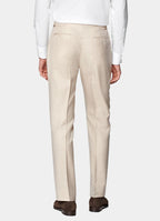 Sand Herringbone Tailored Fit Havana Suit