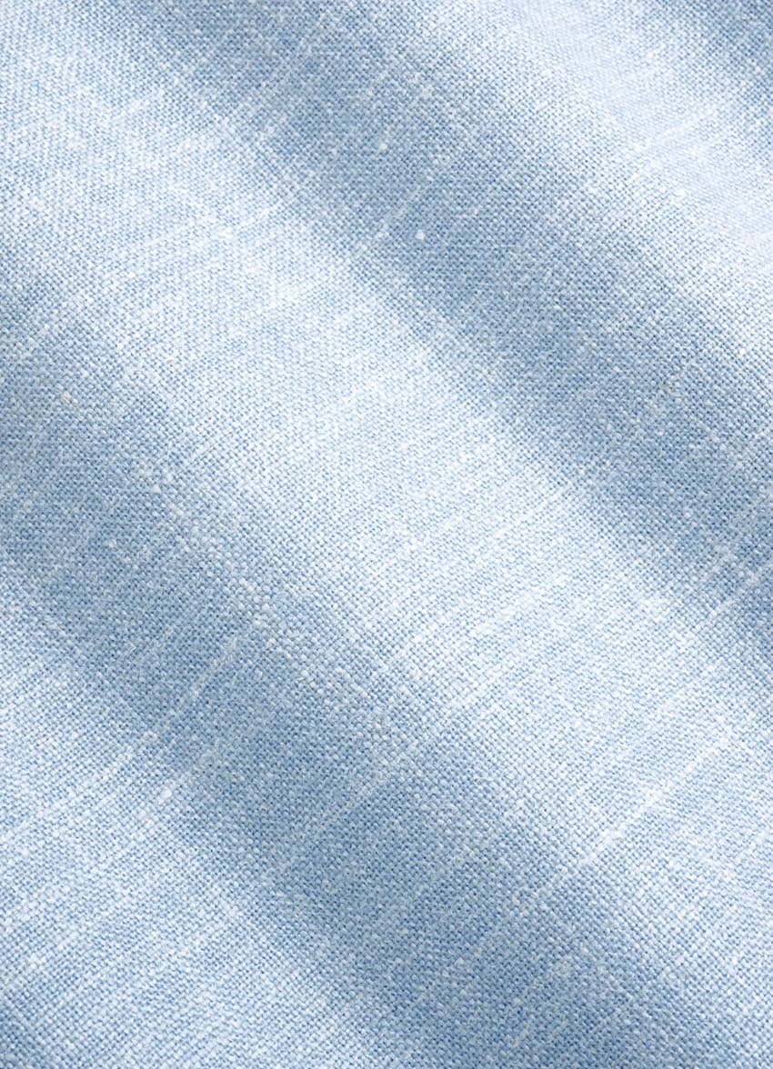Light Blue Tailored Fit Havana Suit