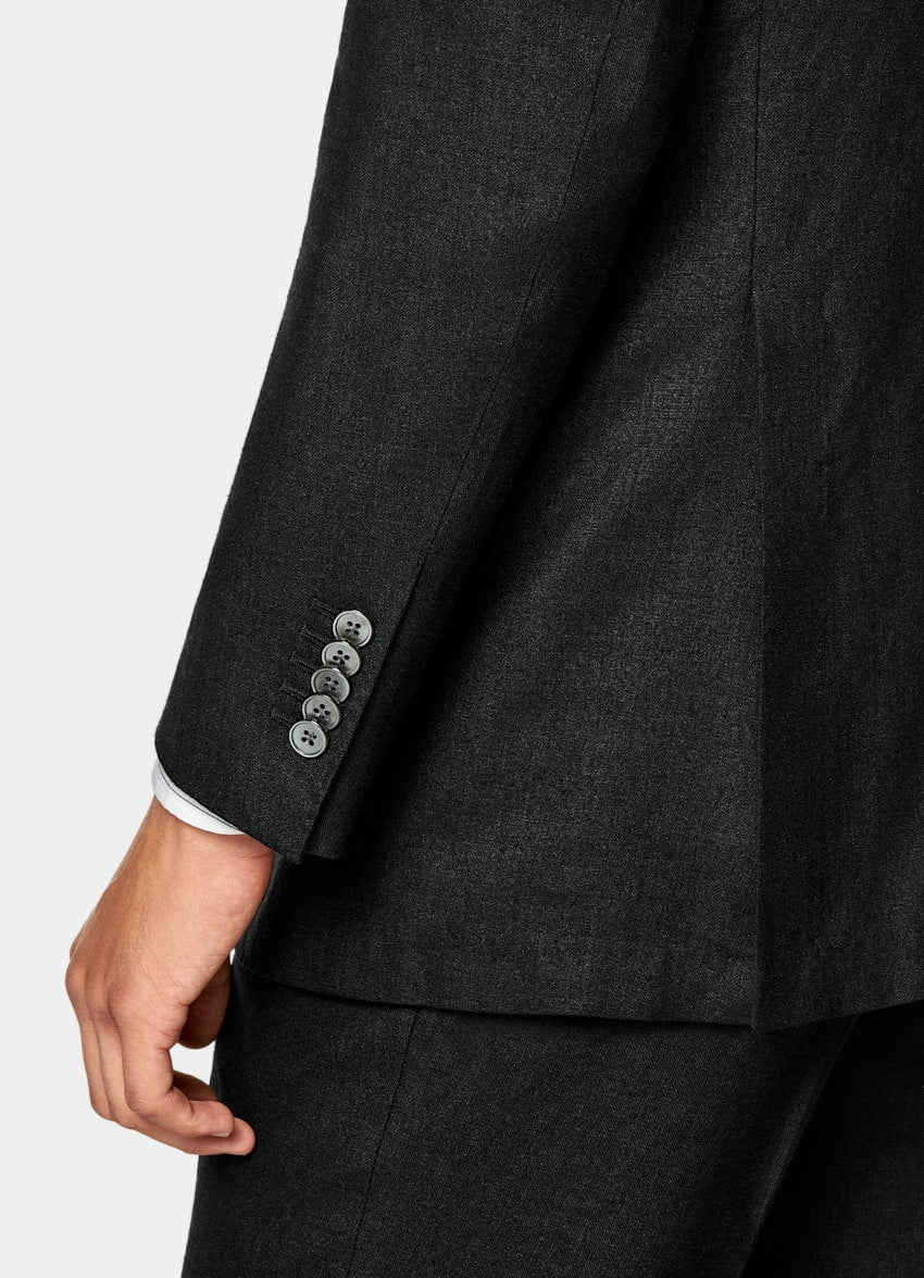 Black Tailored Fit Milano Suit