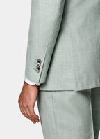 Light Green Tailored Fit Havana Suit