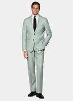 Light Green Tailored Fit Havana Suit