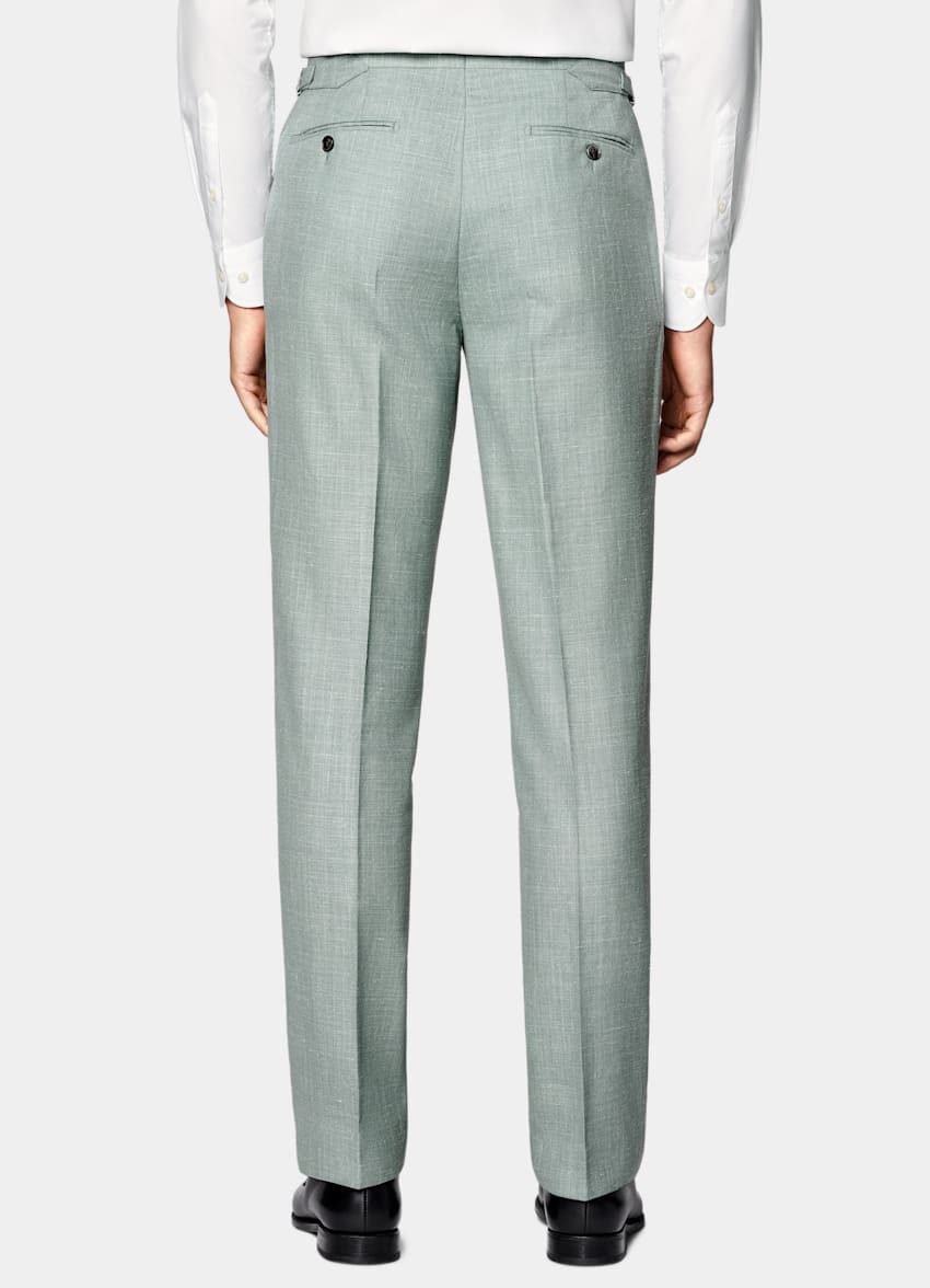 Light Green Tailored Fit Havana Suit