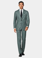 Green Tailored Fit Havana Suit