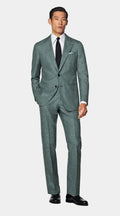 Green Tailored Fit Havana Suit