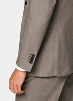 Taupe Tailored Fit Havana Suit