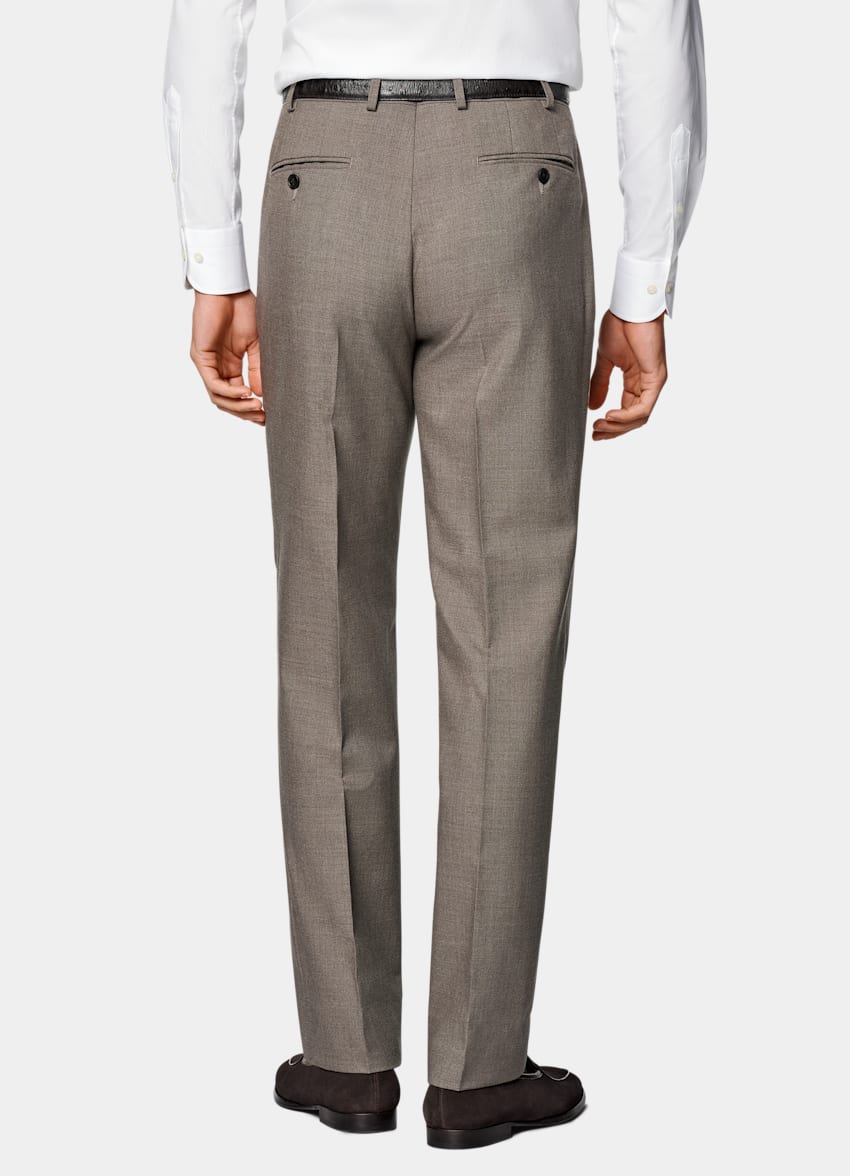 Taupe Tailored Fit Havana Suit