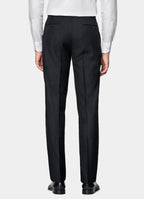 Navy Striped Tailored Fit Milano Suit