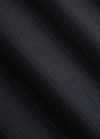 Navy Striped Tailored Fit Milano Suit