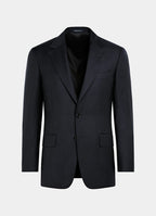 Navy Striped Tailored Fit Milano Suit