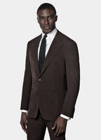 Dark Brown Relaxed Fit Roma Suit