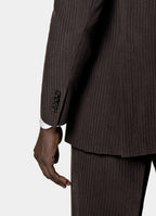 Dark Brown Relaxed Fit Roma Suit