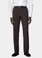 Dark Brown Relaxed Fit Roma Suit