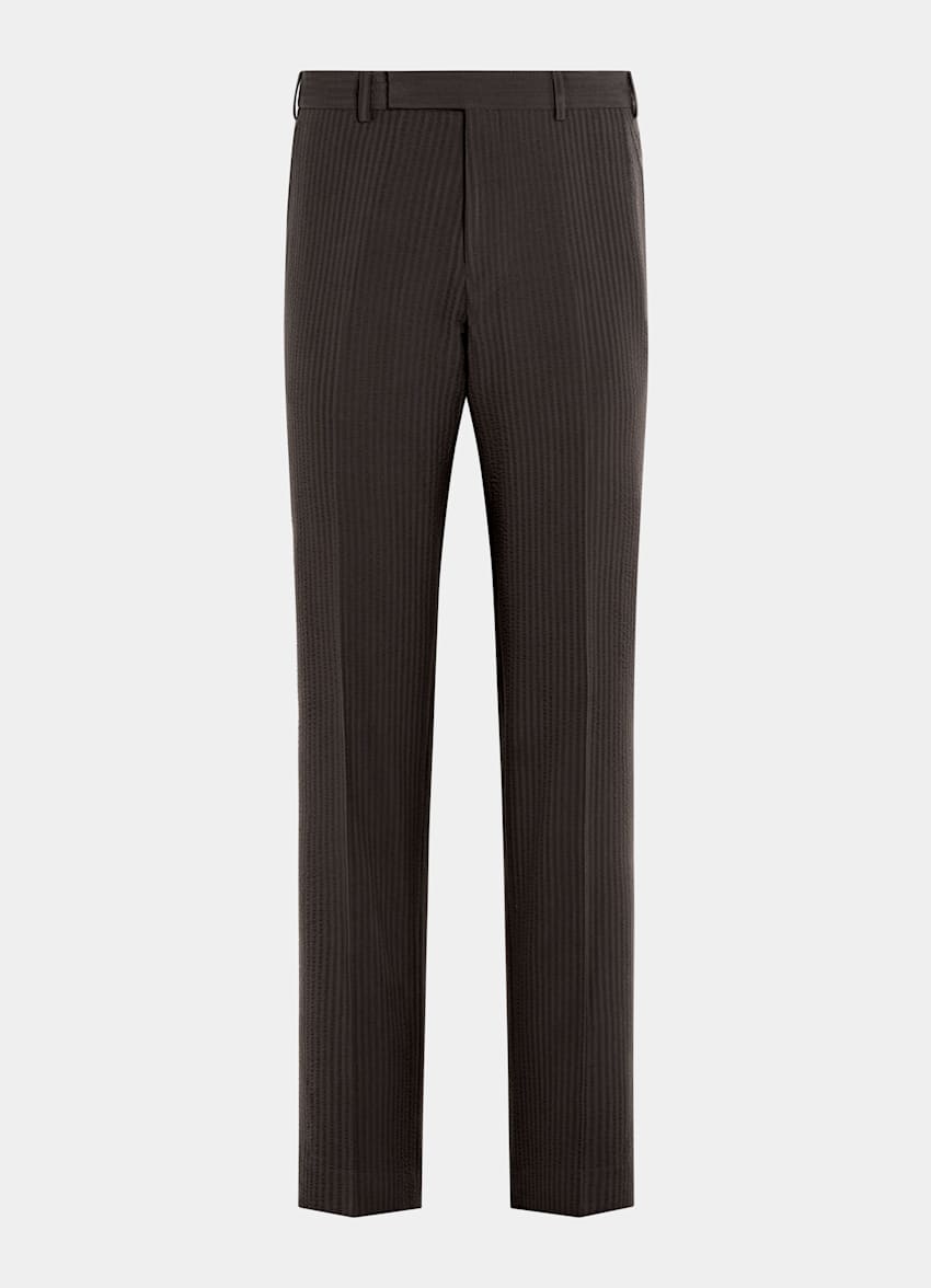 Dark Brown Relaxed Fit Roma Suit