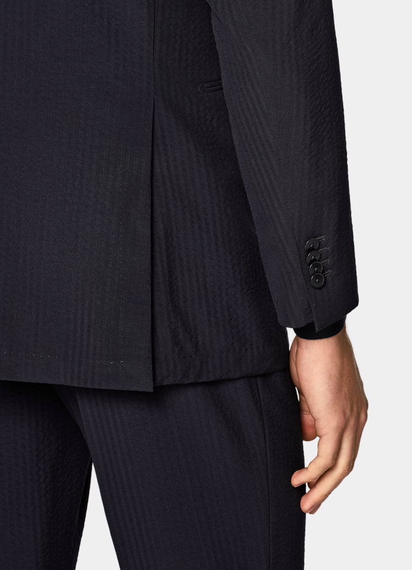 Navy Relaxed Fit Roma Suit