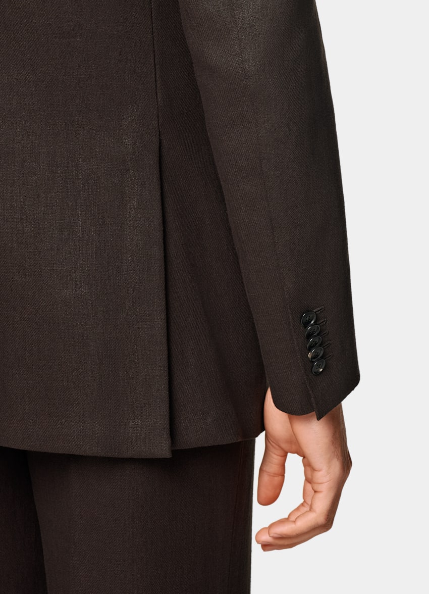 Mid Brown Tailored Fit Milano Suit