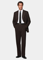Mid Brown Tailored Fit Milano Suit