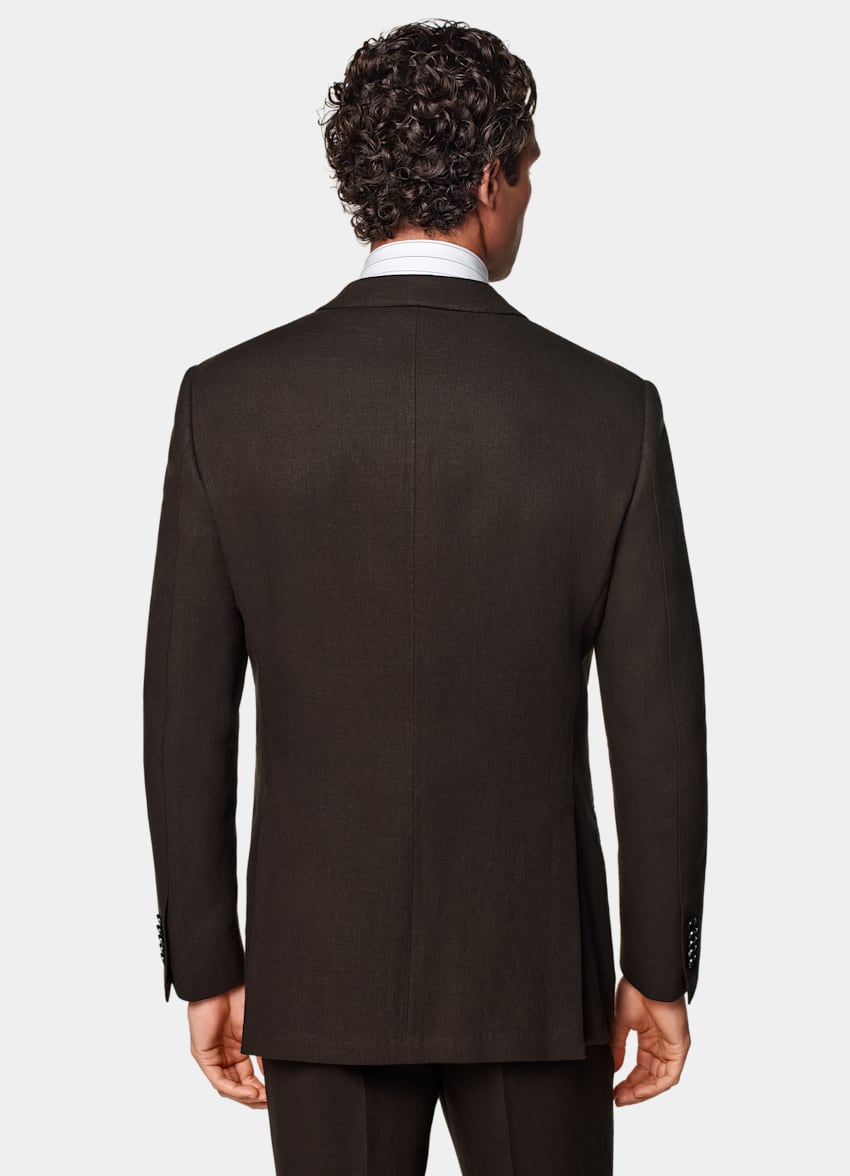 Mid Brown Tailored Fit Milano Suit