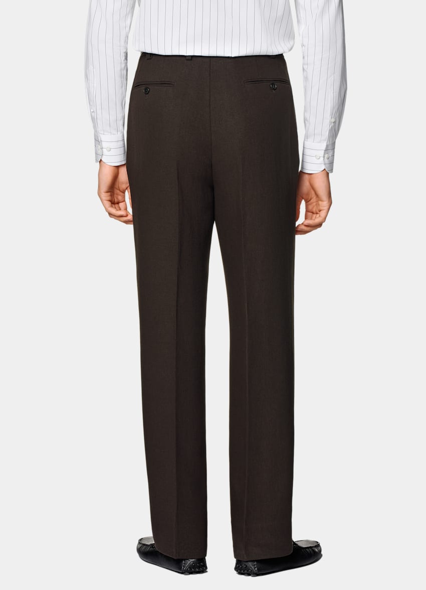 Mid Brown Tailored Fit Milano Suit