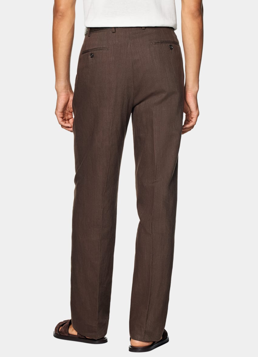 Mid Brown Tailored Fit Milano Suit