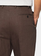Mid Brown Tailored Fit Milano Suit
