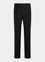 Black Relaxed Fit Roma Suit
