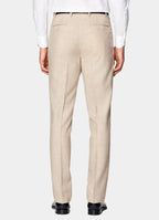 Sand Checked Tailored Fit Havana Suit