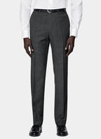 Dark Grey Houndstooth Tailored Fit Havana Suit