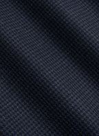 Navy Houndstooth Tailored Fit Havana Suit