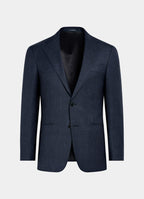 Navy Houndstooth Tailored Fit Havana Suit