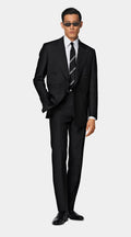 Black Tailored Fit Milano Suit