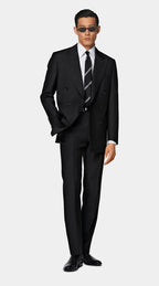 Black Tailored Fit Milano Suit